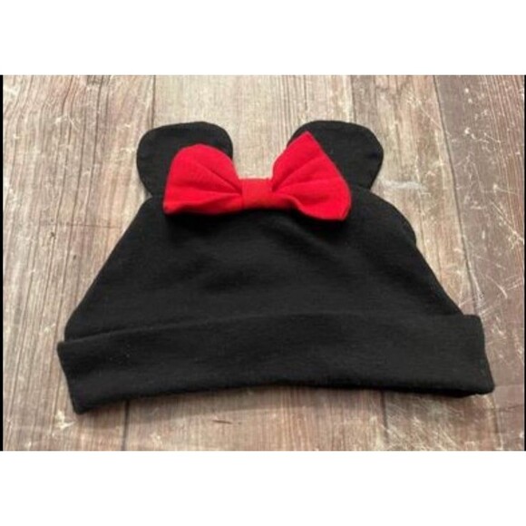 Disney Baby Minnie Mouse Ears Baby Girl Hat, Size Newborn - Picture 1 of 4